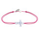 Bracelet Lien Petite Croix en Nacre