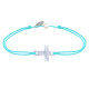 Bracelet Lien Petite Croix en Nacre