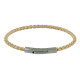 Bracelet Femme Cuir Tréssé Rond 18cm