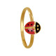 Bague Enfant Plaqué Or Coccinelle
