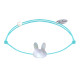 Bracelet Lien Tête de Lapin en Nacre