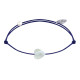 Bracelet Lien Mini Coeur en Nacre