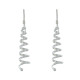 Boucles d'Oreilles Argent Cône Tourbillon