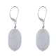 Boucles d'Oreilles Dormeuse Argent Kiwi