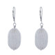 Boucles d'Oreilles Dormeuse Argent Kiwi