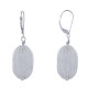 Boucles d'Oreilles Dormeuse Argent Kiwi