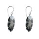 Boucles d'Oreilles Argent Disque Etoile de Mer