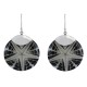 Boucles d'Oreilles Argent Disque Etoile de Mer