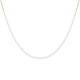 Collier Plaqué Or Perles Facettées de Pierre de Lune