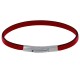 Bracelet Homme Cuir Simple Fermoir Acier Inoxydable - 19cm