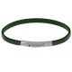 Bracelet Homme Cuir Simple Fermoir Acier Inoxydable - 19cm
