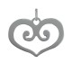 Collier Argent et son Pendentif Coeur Ajouré