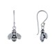 Boucles d'Oreilles Argent Abeille