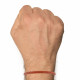 Bracelet Homme Cuir Tréssé Rond 19cm