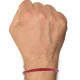Bracelet Homme Cuir Tréssé Rond 19cm