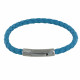 Bracelet Homme Cuir Tréssé Rond 19cm