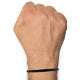Bracelet Homme Cuir Tréssé Rond 19cm
