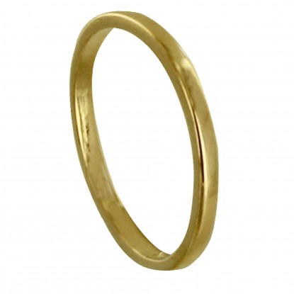 Bague Plaqué Or Alliance