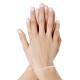 Bracelet Femme Cuir Tréssé Rond 18cm