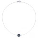 Collier Argent Perle des Poulettes Solitaire 11 mm - Classics