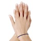 Bracelet Femme Cuir Tréssé Rond 18cm