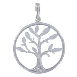 Pendentif en Argent 925 Arbre de la Vie- Collier