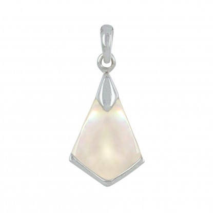 Pendentif Argent Triangle de Nacre