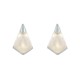 Boucles d'Oreilles Clous Argent Triangle de Nacre