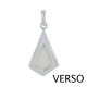Pendentif Argent Triangle de Nacre