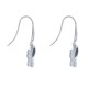 Boucles d'Oreilles Papillons Argent et Onyx Noir