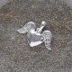 Pendentif Argent Coeur et Ailes d'Ange