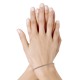 Bracelet Femme Cuir Tréssé Rond 18cm