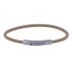 Bracelet Femme Cuir Tréssé Rond 18cm