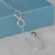 Bracelet Argent Infini et Strass