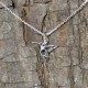 Collier Argent Colibri Ajouré