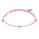 Bracelet Lien Petite Perle Argent
