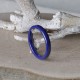 Bague Anneau de Céramique Bleue - 3mm