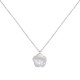 Collier Argent Fleur de Nacre Ivoire