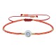 Bracelet Lien Oeil de Sainte Lucie et Petites Perles Brillantes