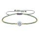 Bracelet Lien Oeil de Sainte Lucie et Petites Perles Brillantes