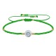 Bracelet Lien Oeil de Sainte Lucie et Petites Perles Brillantes