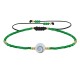 Bracelet Lien Oeil de Sainte Lucie et Petites Perles Brillantes