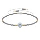 Bracelet Lien Oeil de Sainte Lucie et Petites Perles Mates