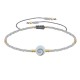 Bracelet Lien Oeil de Sainte Lucie et Petites Perles Mates