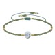 Bracelet Lien Oeil de Sainte Lucie et Petites Perles Mates