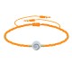 Bracelet Lien Oeil de Sainte Lucie et Petites Perles Mates