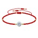 Bracelet Lien Oeil de Sainte Lucie et Petites Perles Mates