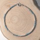 Bracelet Argent 925 Perles et Apatite Facetté M1