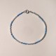 Bracelet Argent 925 Perles et Apatite Facetté M1