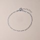 Bracelet en Argent 925 Maille Figaro 1,7mm